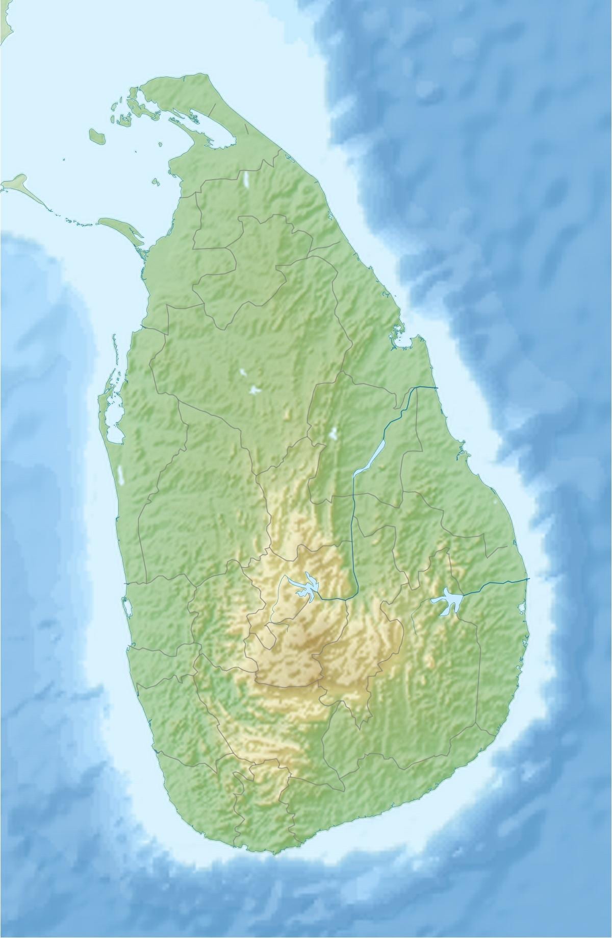 mapa ng daigdig na mapa ng Sri Lanka