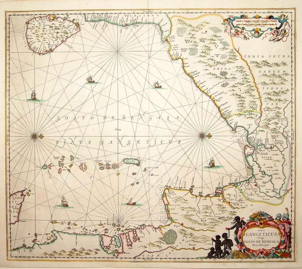 makasaysayang mapa ng Sri Lanka