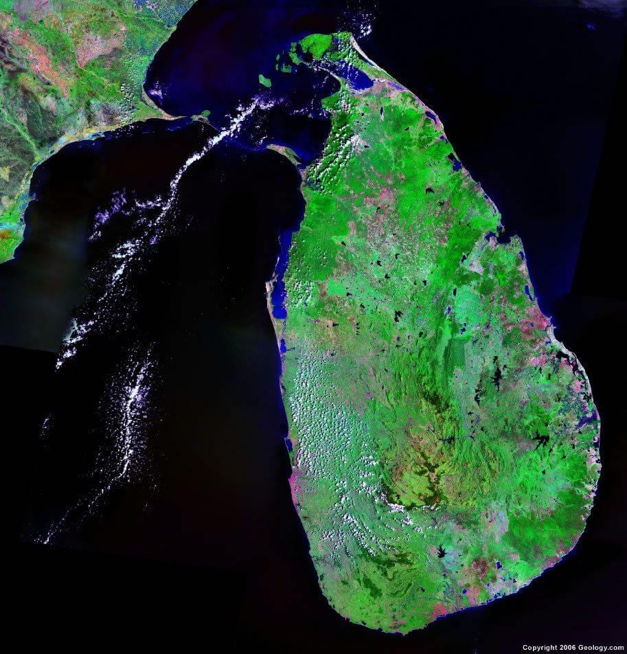 mapa ng Sri Lanka mapa online