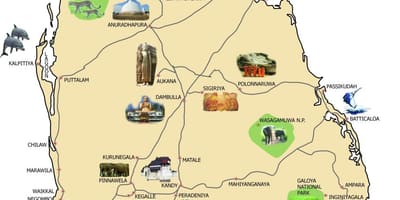 Mapa ng bentota Sri Lanka