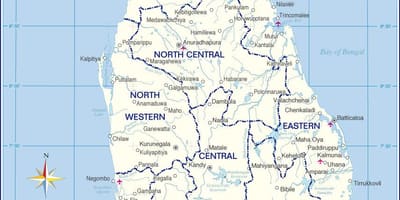 Mapa ng grahalokagaraya Sri Lanka