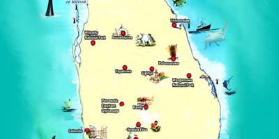 Mapa ng jaffna Sri Lanka