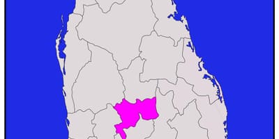 Kandy sa Sri Lanka mapa