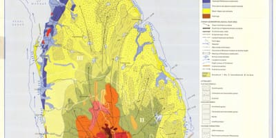 Mapa ng lupa mapa ng Sri Lanka