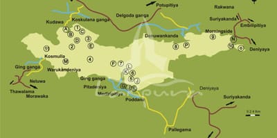 Mapa ng sinharaja Sri Lanka