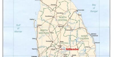 Mapa ng Sri Lanka bahay
