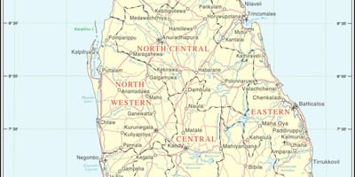 Sri Lanka mapa ng kalsada distance calculator