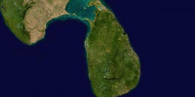Online satellite mapa ng Sri Lanka